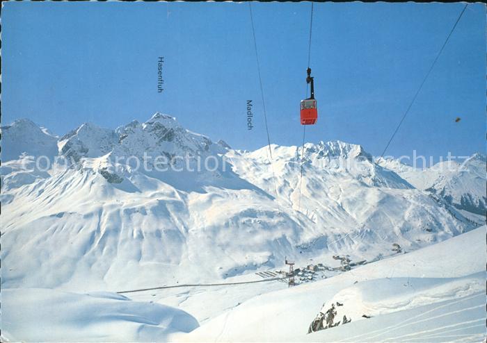 Seilbahn Trittkopf Hasenfluh Madloch Zuers am Arlberg