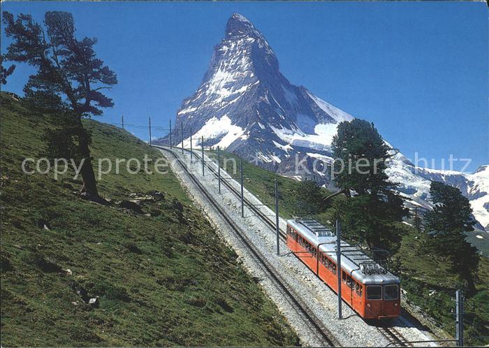 Zahnradbahn Gornergrat Matterhorn Zermatt