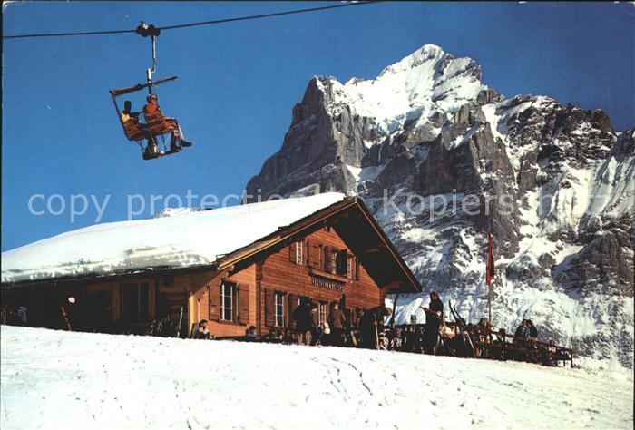 Seilbahn First Grindelwald Restaurant Bort Wetterhorn