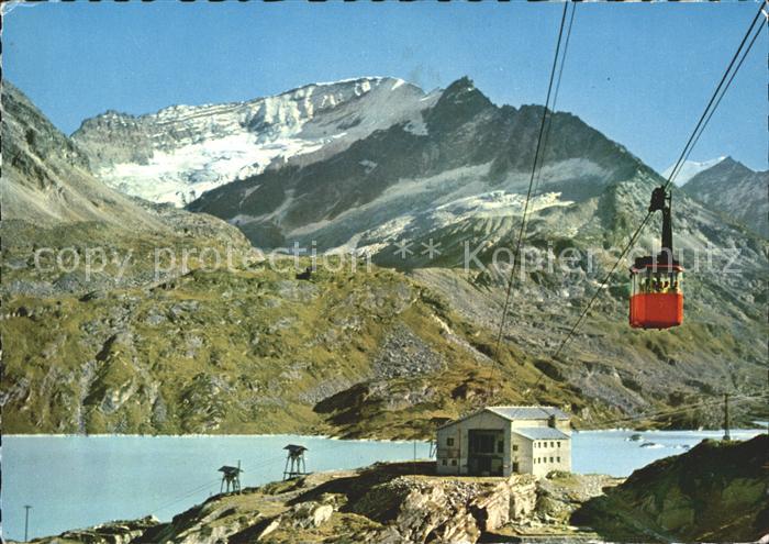 Seilbahn Stubach Hoher Riffel Totenkopf Mittelstation Tauernmoos-See