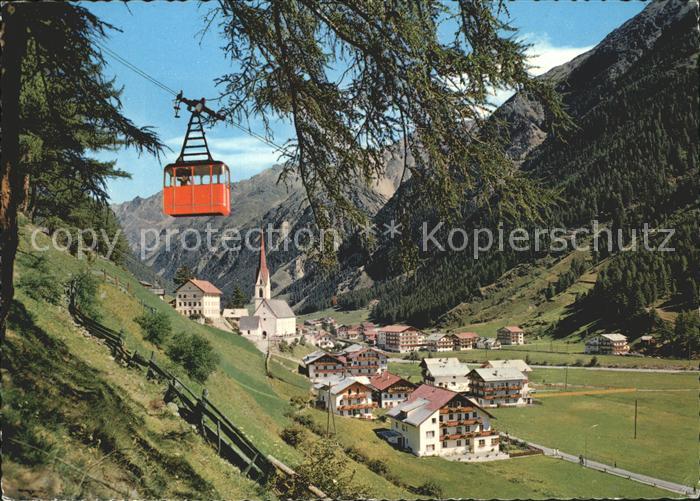 Seilbahn Sölden Ötztal Tirol