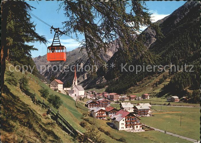 Seilbahn Soelden oetztaler Gletscherbahn Tirol