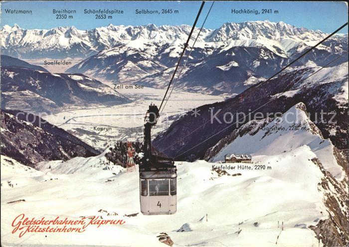 Seilbahn Gletscherbahn Kaprun Kitzsteinhorn