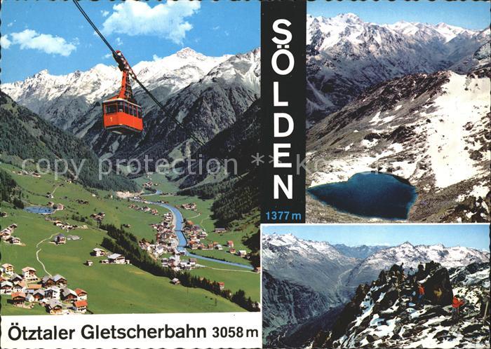Seilbahn oetztaler Gletscherbahn Soelden