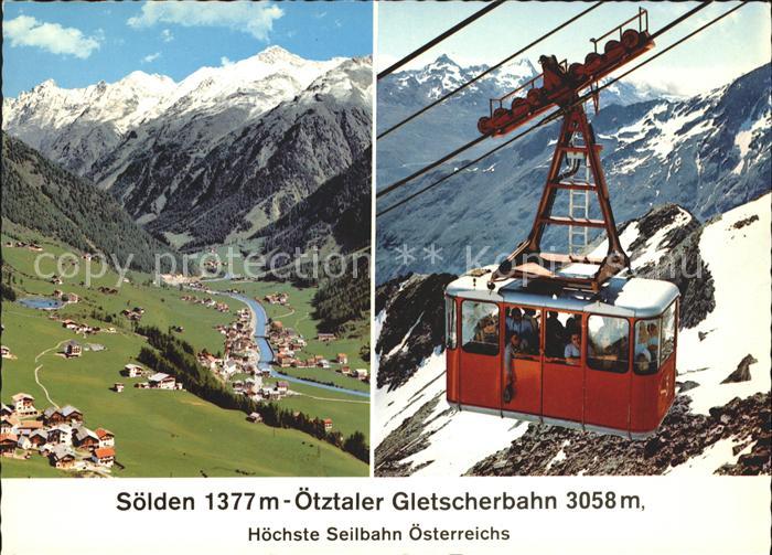 Seilbahn Sölden Ötztaler Gletscherbahn