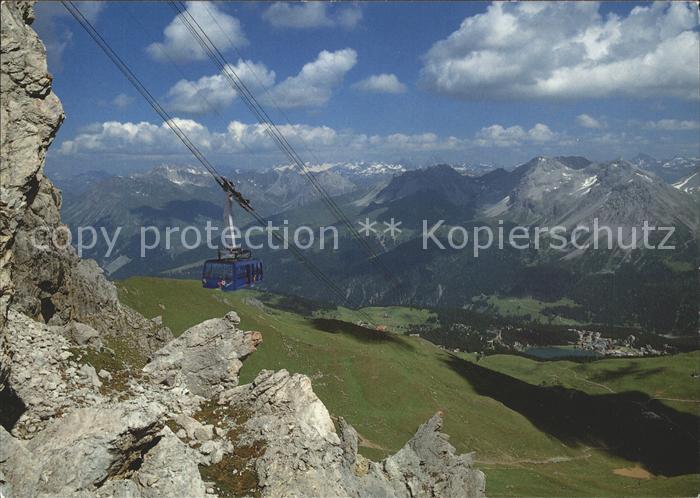 Seilbahn Weisshorn Arosa Graubuenden