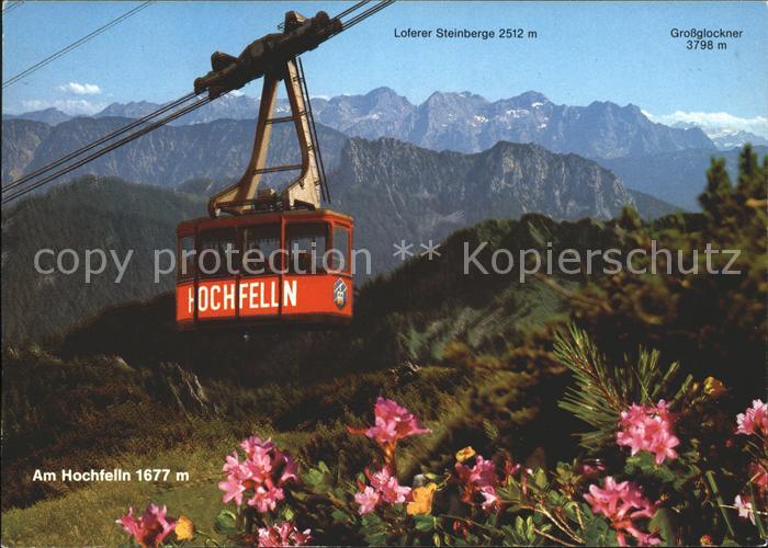 Seilbahn Hochfelln Bergen Bayerische Alpen