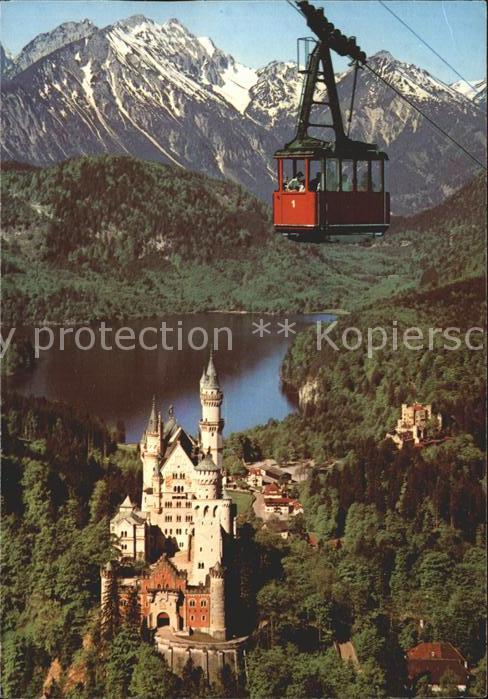 Seilbahn Tegelbergbahn Schloss Neuschwanstein Hohenschwangau Alpsee Tiroler Alpe