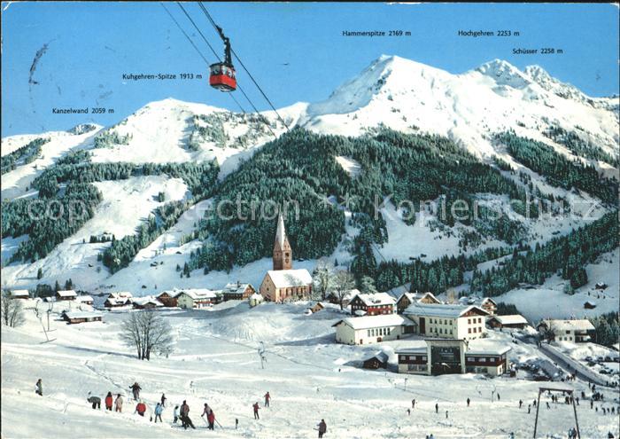 Seilbahn Walmendingerhorn Mittelberg Kleinwalser