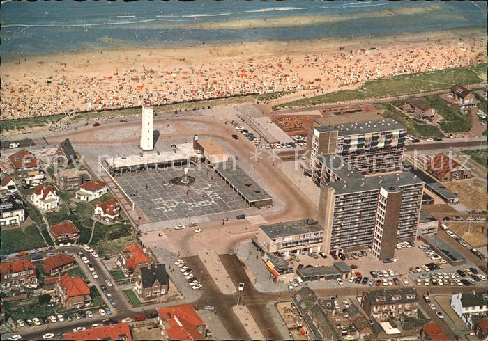 Noordwijk aan Zee  Fliegeraufnahme Vuurtorenplein