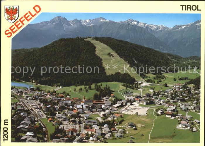 Seefeld Tirol Seefelder See Olympia-Sport- und Kongresszentrum Fliegeraufnahme