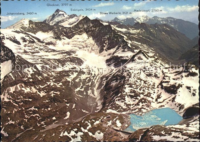 Stubachtal Tirol Weisssee Enzingerboden Fliegeraufnahme