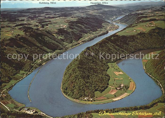 Donauschlinge Schloegen Wesenufer Kohlberg Haugstein Fliegeraufnahme