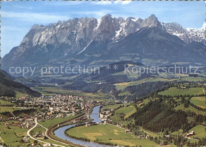 Bischofshofen Tennengebirge Fliegeraufnahme