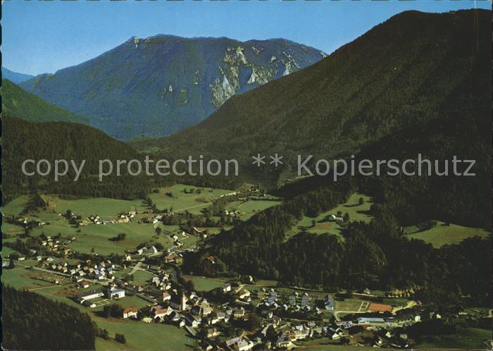 Lunz See Niederoesterreich Fliegeraufnahme