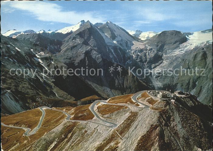 Grossglockner Hochalpenstrasse Parkplatz Edelweissspitze Fuscher Toerl Fliegerau