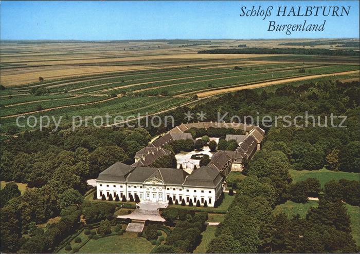 Halbturn Barockschloss Fliegeraufnahme