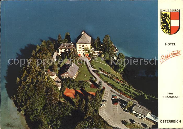 Hof Salzburg Hotel Schloss Fuschl Fuschlsee Fliegeraufnahme