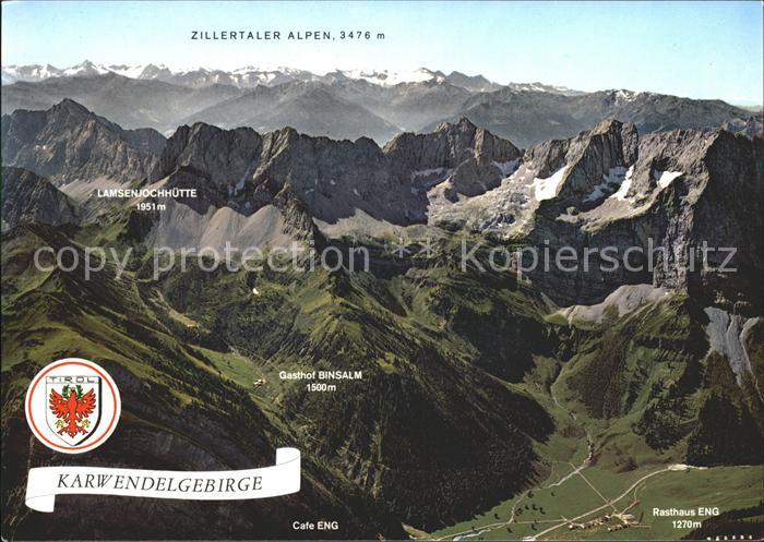 Karwendel Zillertaler Alpen Rasthaus Eng Fliegeraufnahme