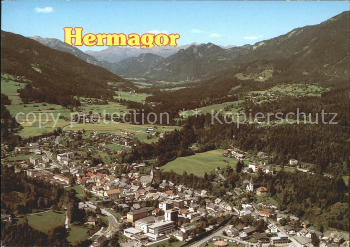 Hermagor Kaernten Gitschtal Fliegeraufnahme