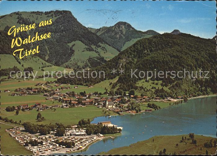 Walchsee Tirol Fliegeraufnahme