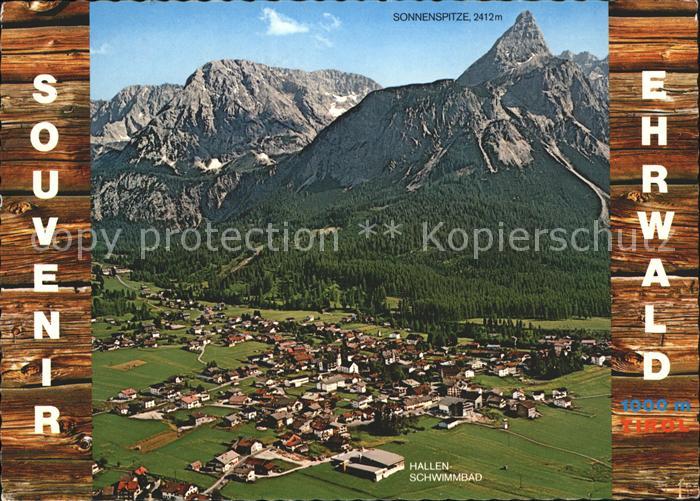Ehrwald Tirol Sonnenspitze Fliegeraufnahme