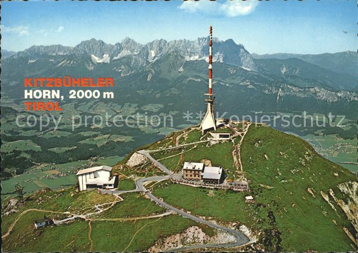 Kitzbuehel Tirol Kitzbueheler Horn Gipfelhaus-Restaurant Fliegeraufnahme