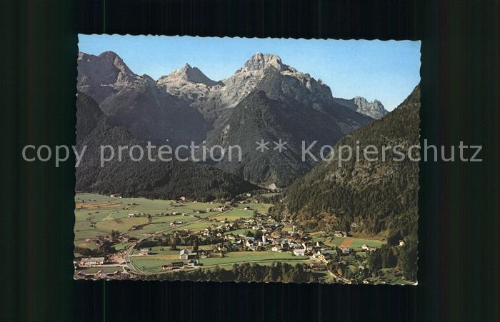 Lofer Loferer Steingebirge Fliegeraufnahme