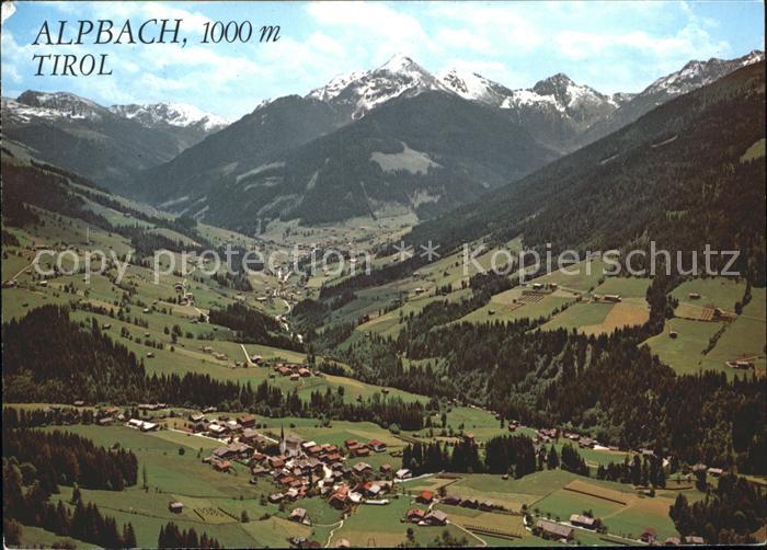 Alpbach Fliegeraufnahme