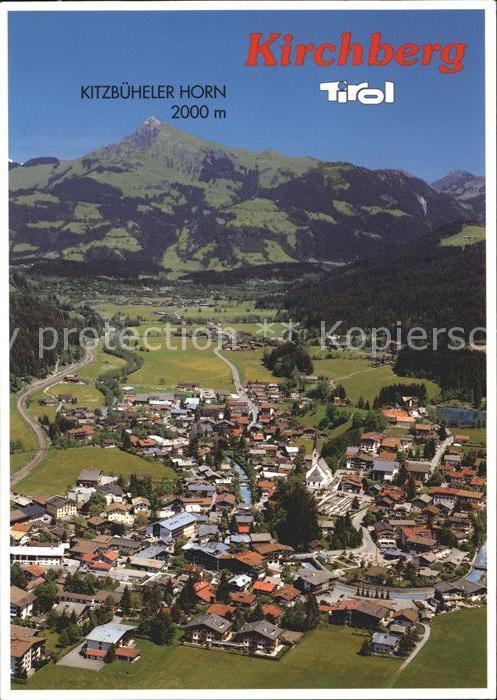 Kirchberg Tirol Kitzbueheler Horn Fliegeraufnahme