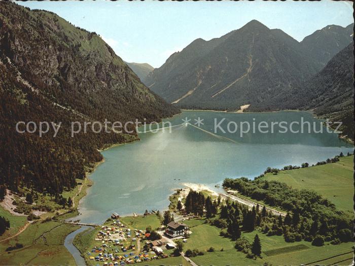 Heiterwang Heiterwangersee Hotel Fischer am See Fliegeraufnahme