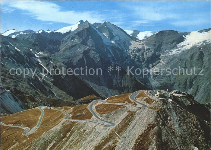 Grossglockner Hochalpenstrasse Parkplatz Edelweissspitze Fuscher Toerl Fliegerau