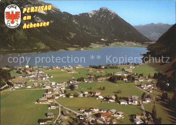 Pertisau Achensee Fliegeraufnahme