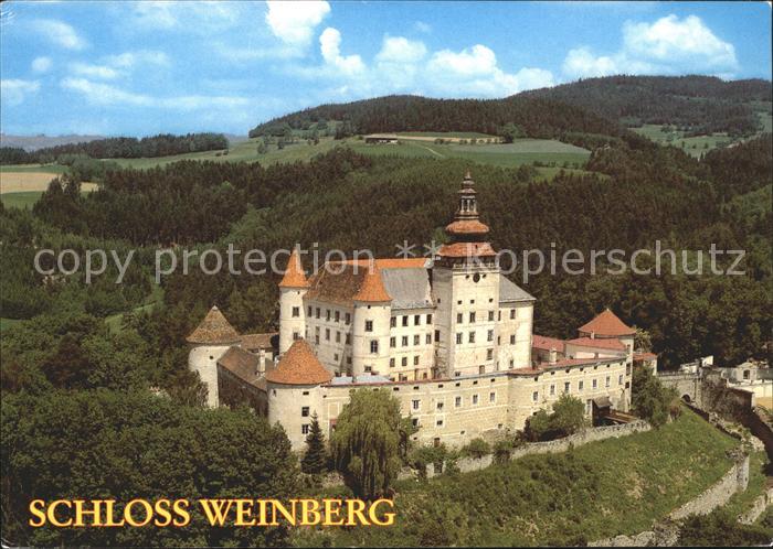 Weinberg Muehlviertel Schloss Weinberg Fliegeraufnahme