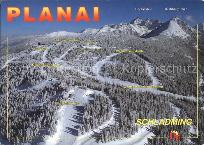 Schladming Obersteiermark Planai Fliegeraufnahme