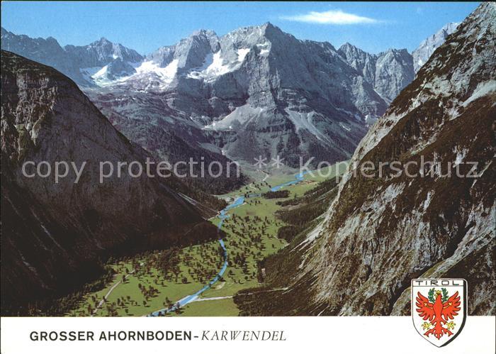 Ahornboden Grosser Ahornboden Karwendel Fliegeraufnahme