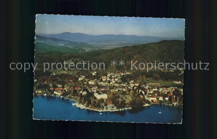 Poertschach Woerthersee Fliegeraufnahme