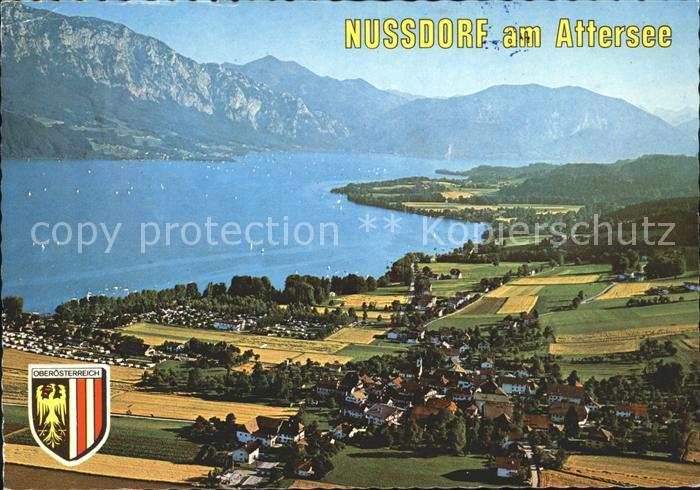 Nussdorf Attersee Fliegeraufnahme