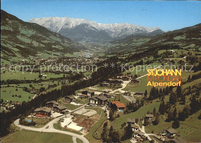 St Johann Pongau Salzburg Hotel-Pension Berghof Fliegeraufnahme