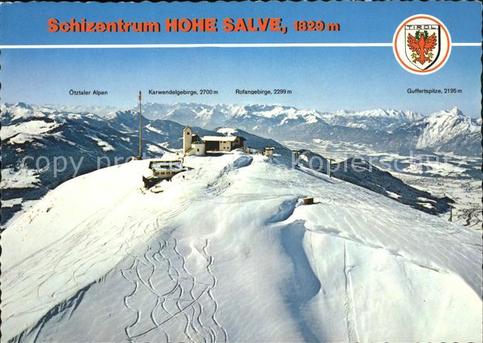 Hohe Salve Gipfelrestaurant Fliegeraufnahme