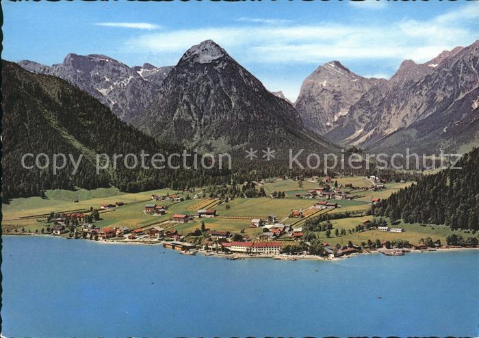 Pertisau Achensee Achensee Tristenkopf Sonnjoch Fliegeraufnahme