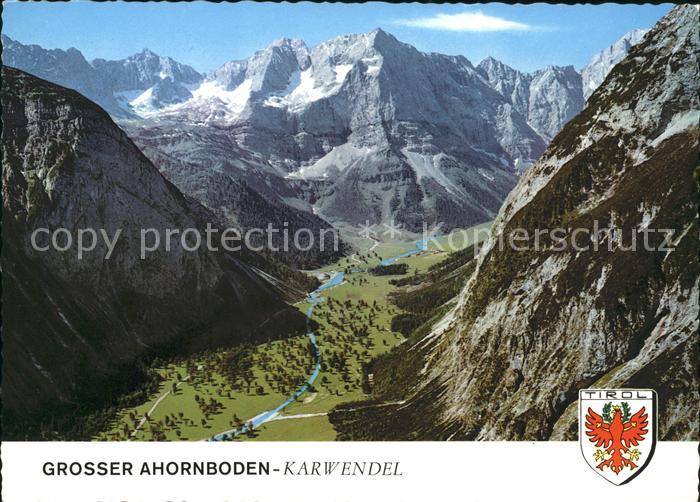 Ahornboden Grosser Ahornboden Karwendel Fliegeraufnahme