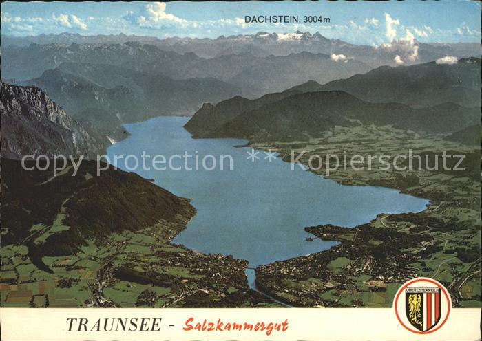 Traunsee Fliegeraufnahme