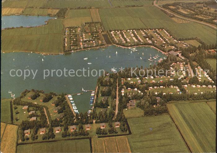 Sneek Recreatiecentra Nederland Recreatiecentrum De Potten Fliegeraufnahme