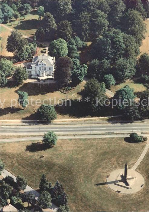 Oosterbeek Airbornemonument Airborne Museum Fliegeraufnahme