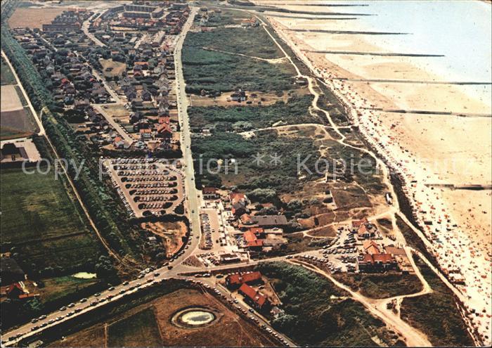 Cadzand Zeeland Fliegeraufnahme