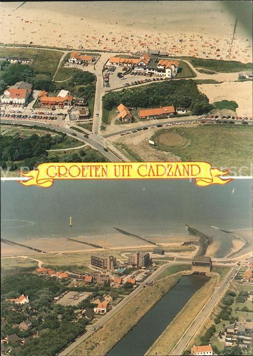 Cadzand Zeeland Fliegeraufnahme