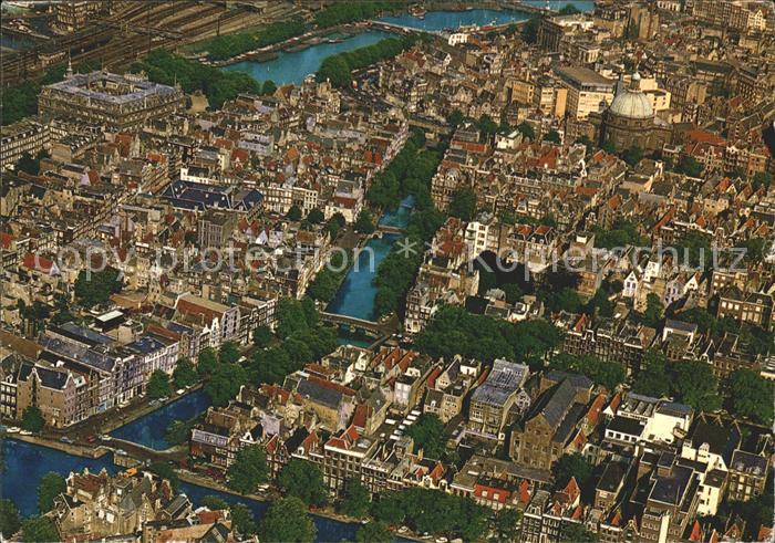 Amsterdam Niederlande Fliegeraufnahme