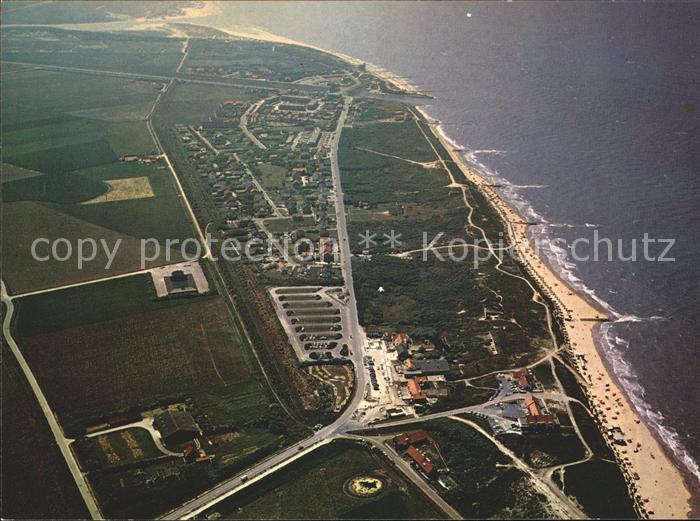 Cadzand Zeeland Fliegeraufnahme