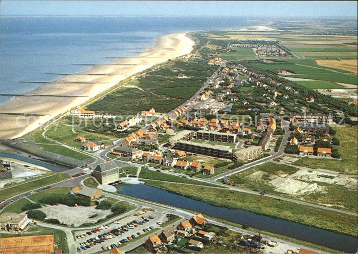 Cadzand Zeeland Fliegeraufnahme
